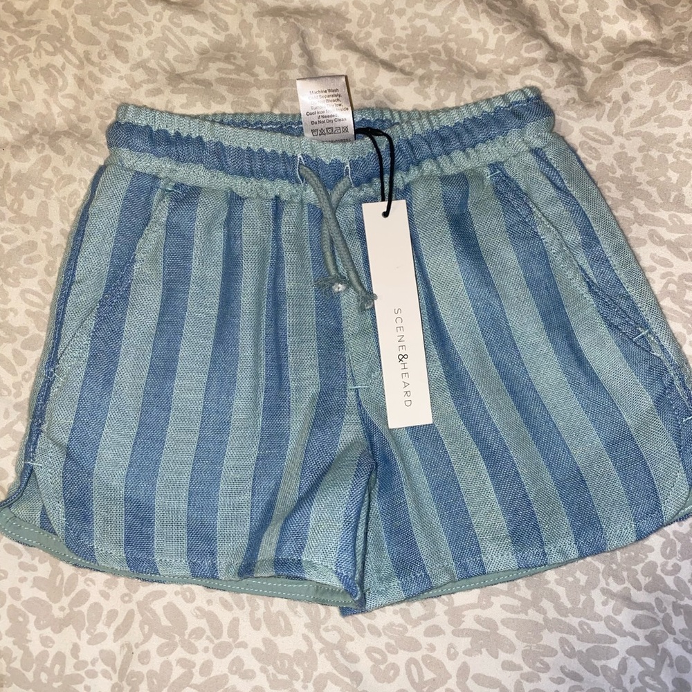 Scene & Heard Toddler Boys Striped Shorts (Nwt)